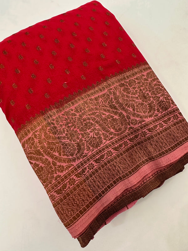 Kaddi Georgette Fancy Saree