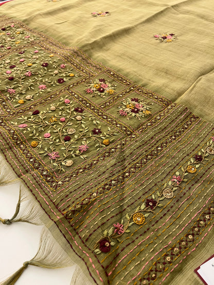 Linen Embroidery Fancy