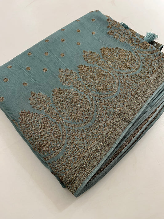 Designer jute silk