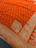 PURE VISCOSE CHIFFON SAREE-M20
