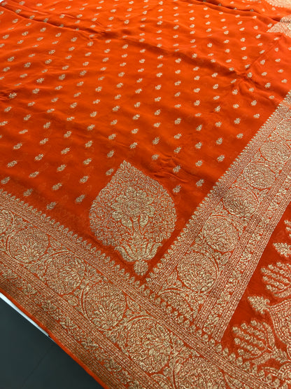 PURE VISCOSE CHIFFON SAREE-M20