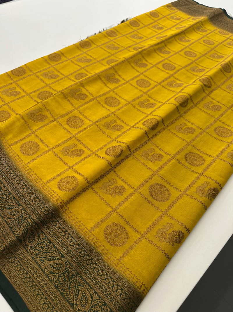 New collection in South Cotton Silk sarees for Varmahalaxmi with contrast matching blouse piece🌹-AU3