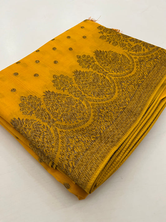 Designer jute silk