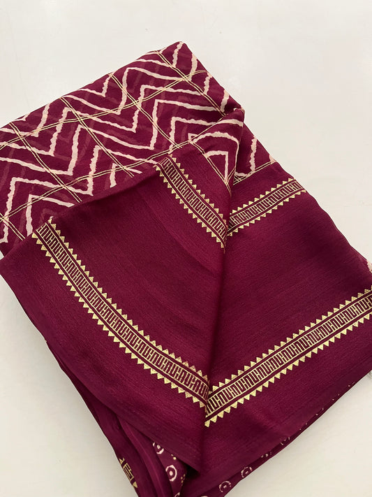 Printed chiffons