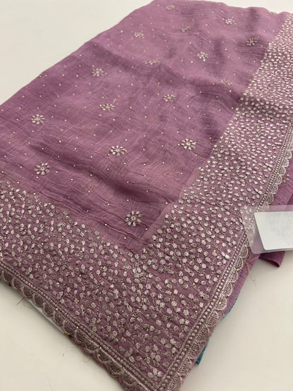 Organza Work Saree-M30