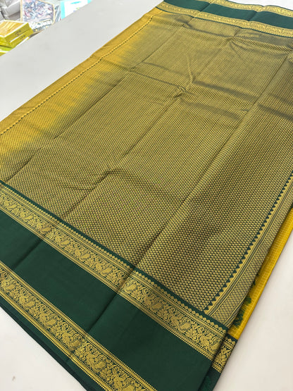 Semi Kanchi/Vegan Silk Saree-11