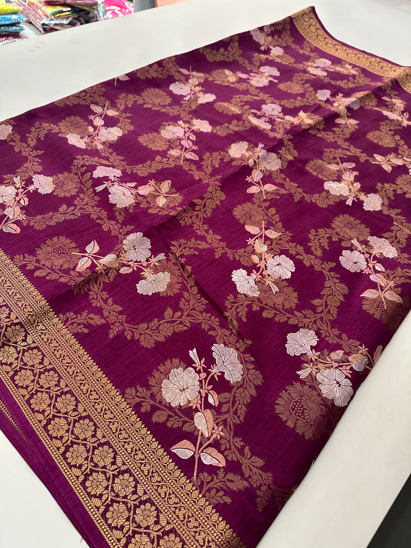 Tussar Fancy New Prints-J18