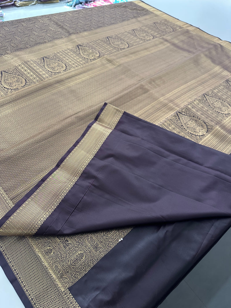 Kanchi Semi Silk Tissue Brocade-JU10