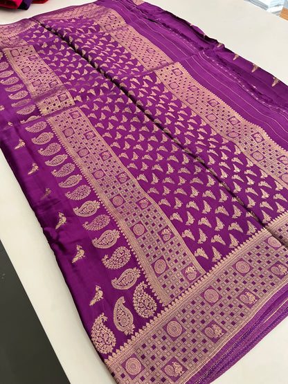 Pure Banarsi Satin Silk