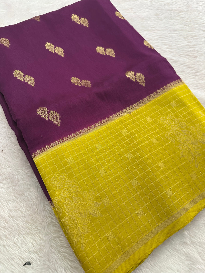 Banarsi Viscose Fancy Saree-JU11