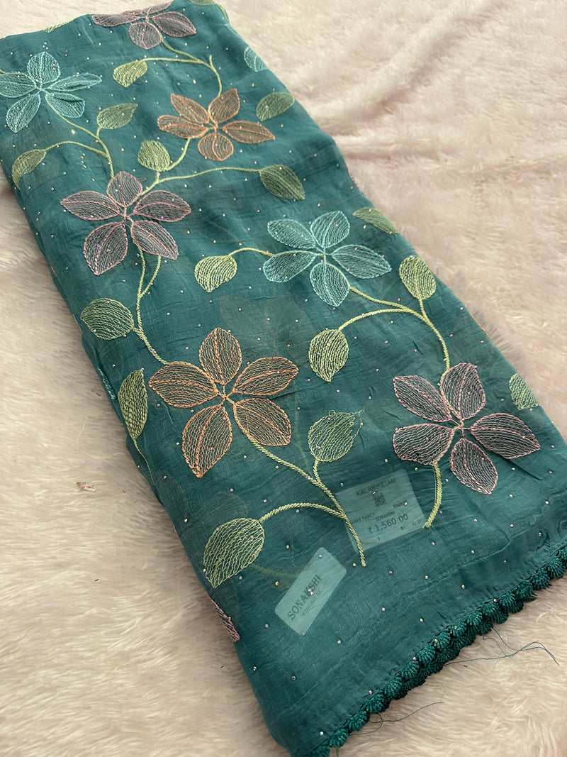 Fancy Soft Organza Embroidery-AU14