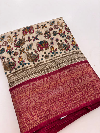 Tussar fancy