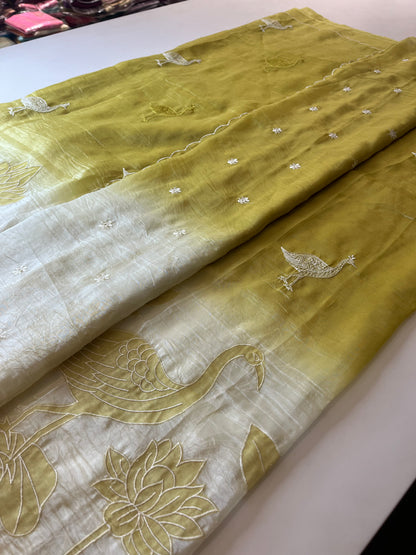 Designer Butter Silk Hit Design