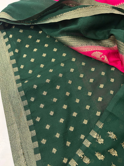 Premium Georgette Fancy Saree-M17