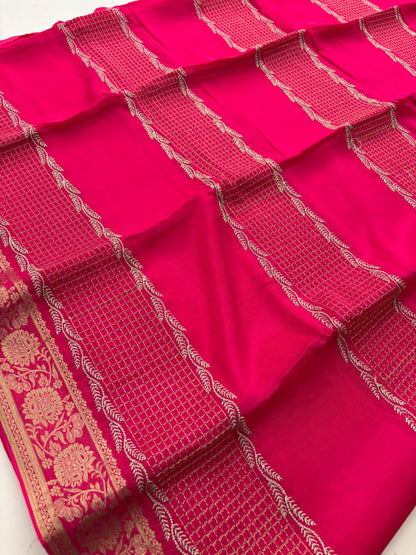 Designer soft Chinnon full embroidery