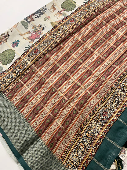 310 Kalamkari chiffons