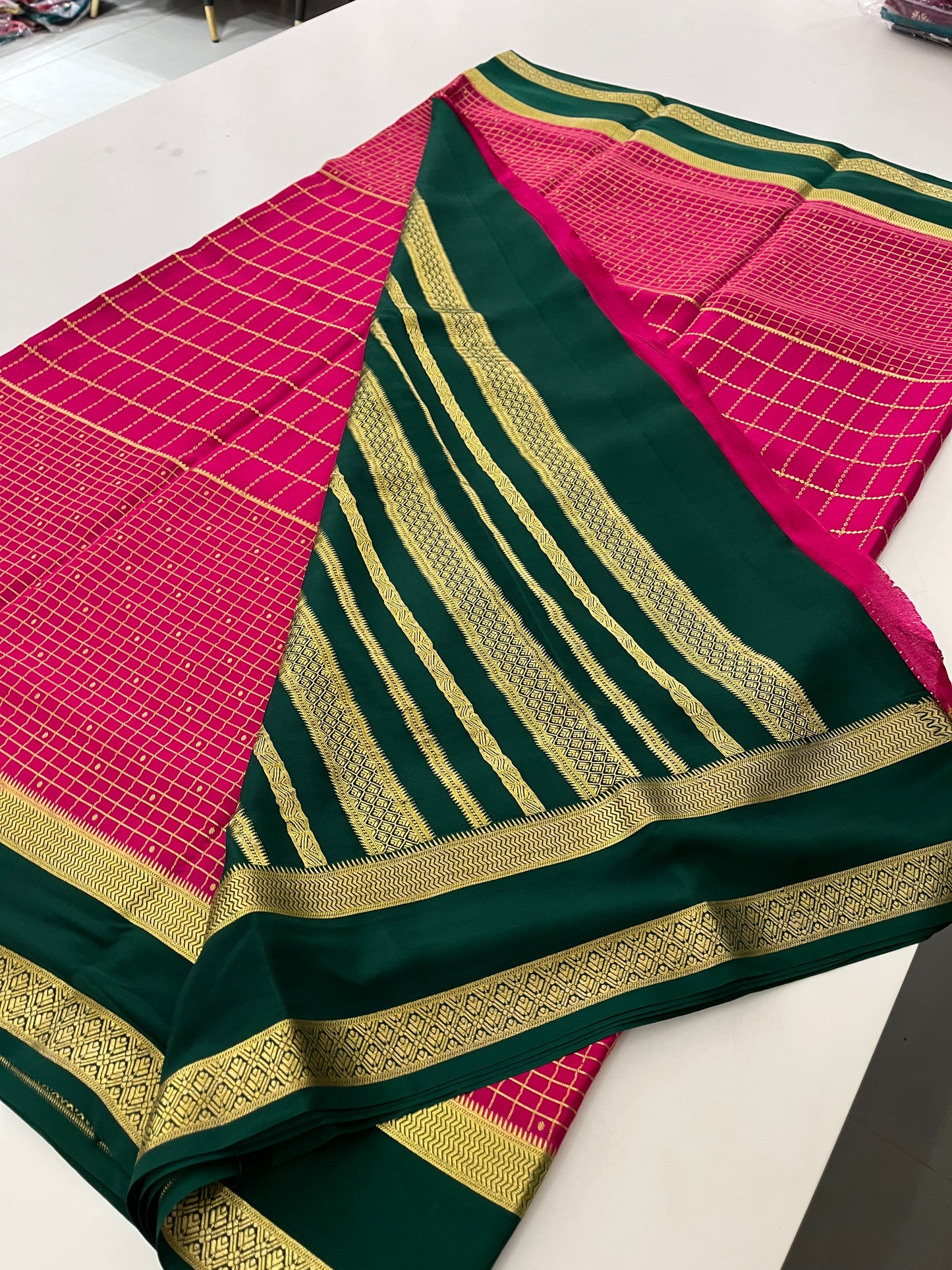 Pure Crepe Mysore Silk120 GSM