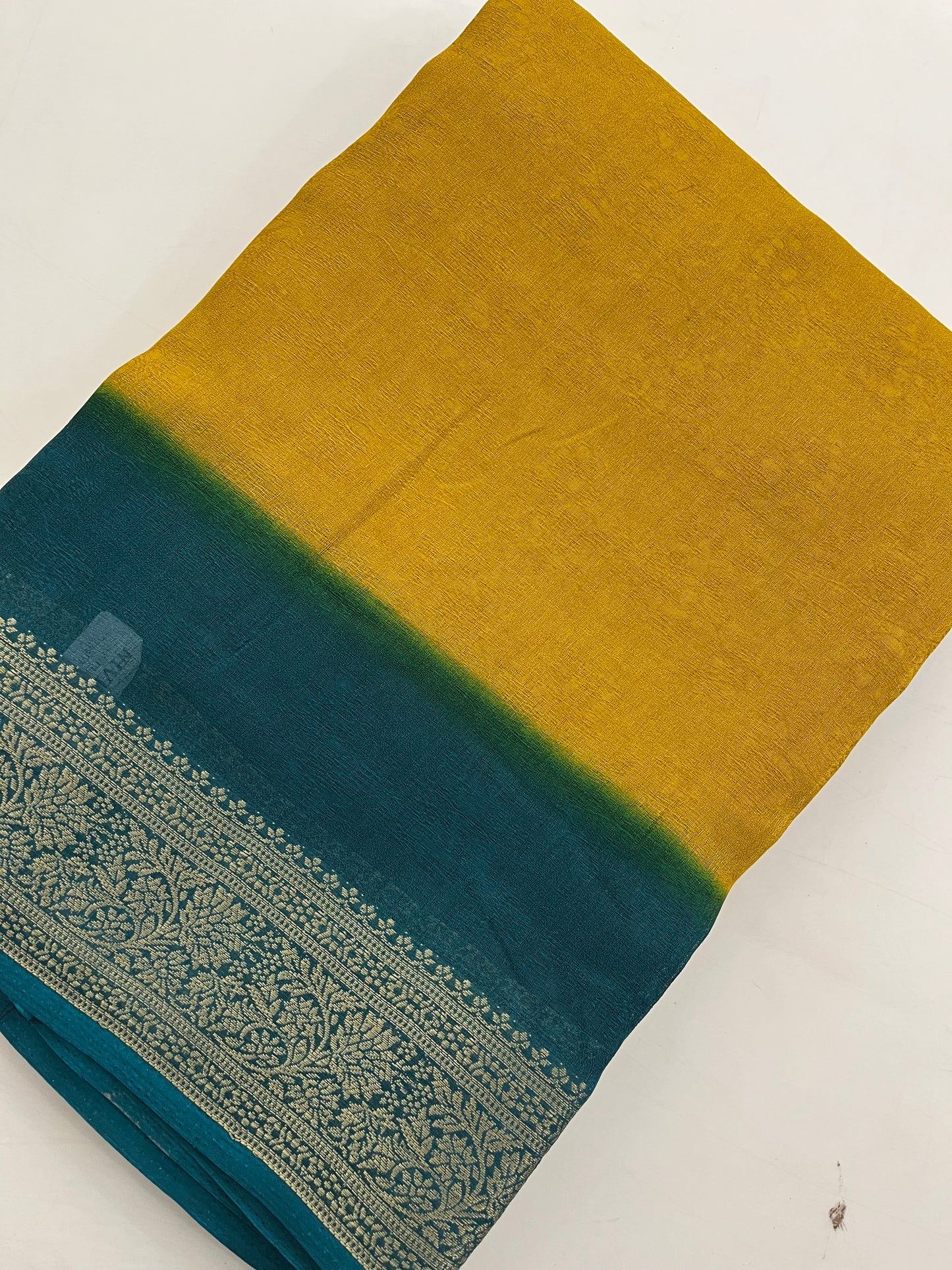 Crepe chiffon Saree