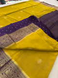 Tussar Fancy Saree in New Contrast Borders🌹- AU-17