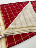 Pure Crape Mysore Silk Saree 120GSM -JU27