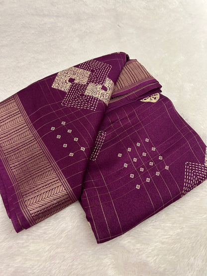 Tussar Chiffon