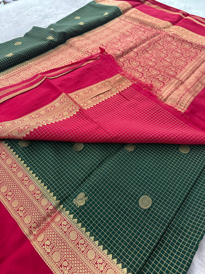 Premium Checks Crape-M13