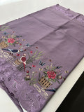 Cut Work Designer Full Embroidery Work Pure Tussar-J20