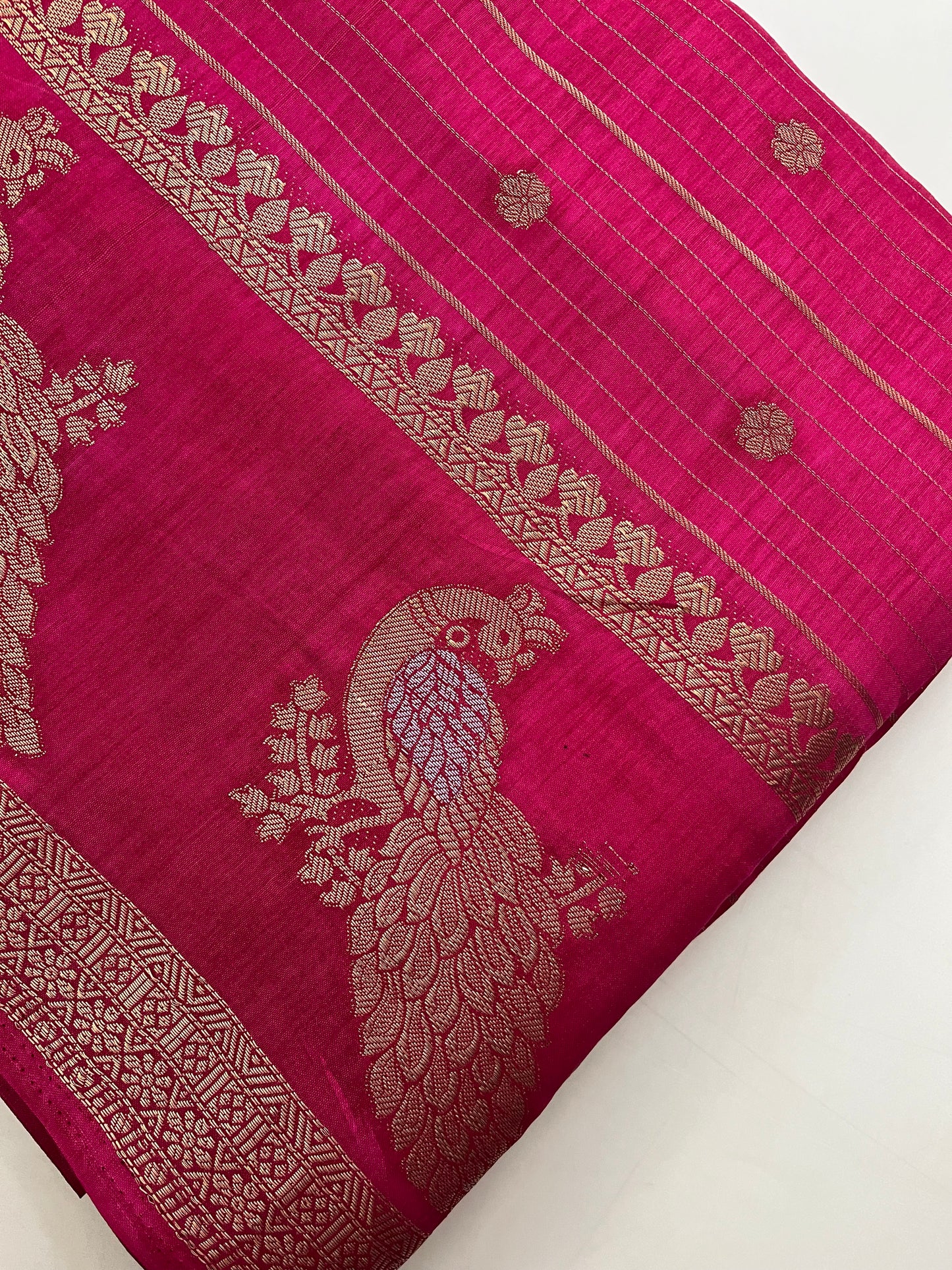Tussar Chiffon Saree
