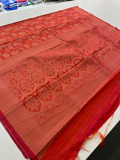 Double zari Soft Saree