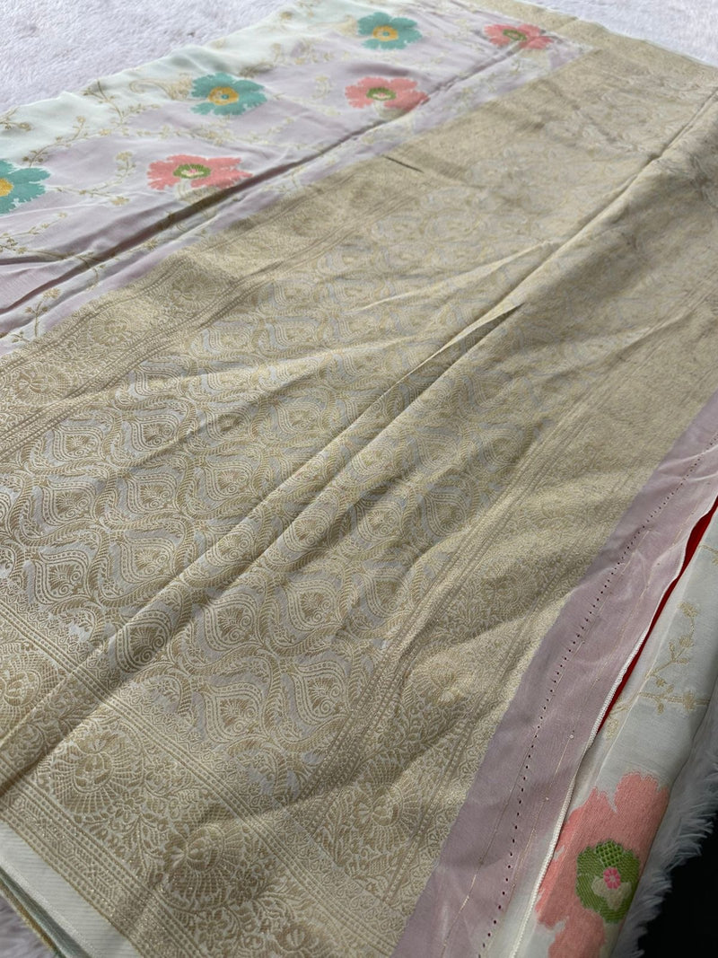 Banarasi Fancy Crape Saree -M19