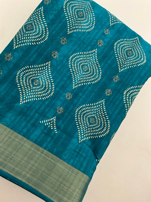 Ju11 Tussar Chiffon