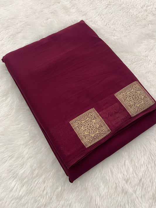 Premium Semi Mysore Silk Saree-F10