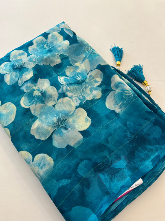 Floral chiffon