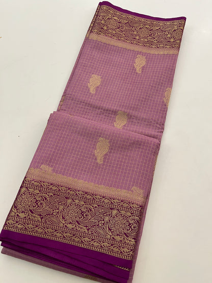 279 SOFT CHINNON FANCY SAREE