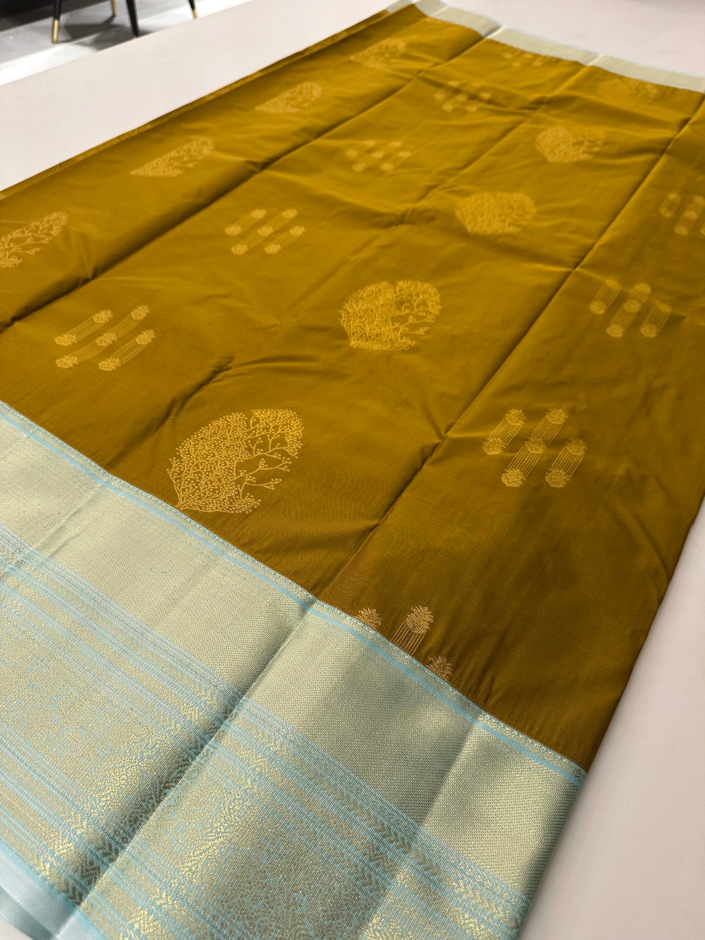 Semi Kanchi Silk Saree