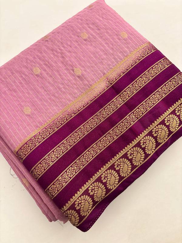 Fancy Crape Saree-J18