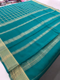 Pure Crape Mysore Silk Saree  100GSM❤️❤️-J22