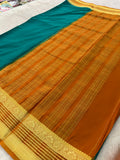 Semi Mysore Crape Fancy-JU4