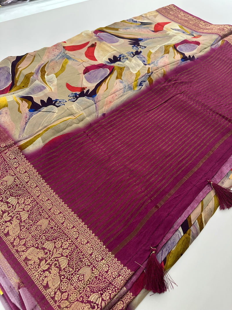 Printed Viscose Designer Concept- JU28