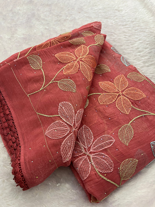 Organza Fancy saree
