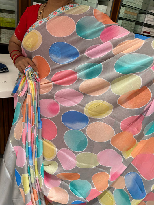 Premium laser chiffon