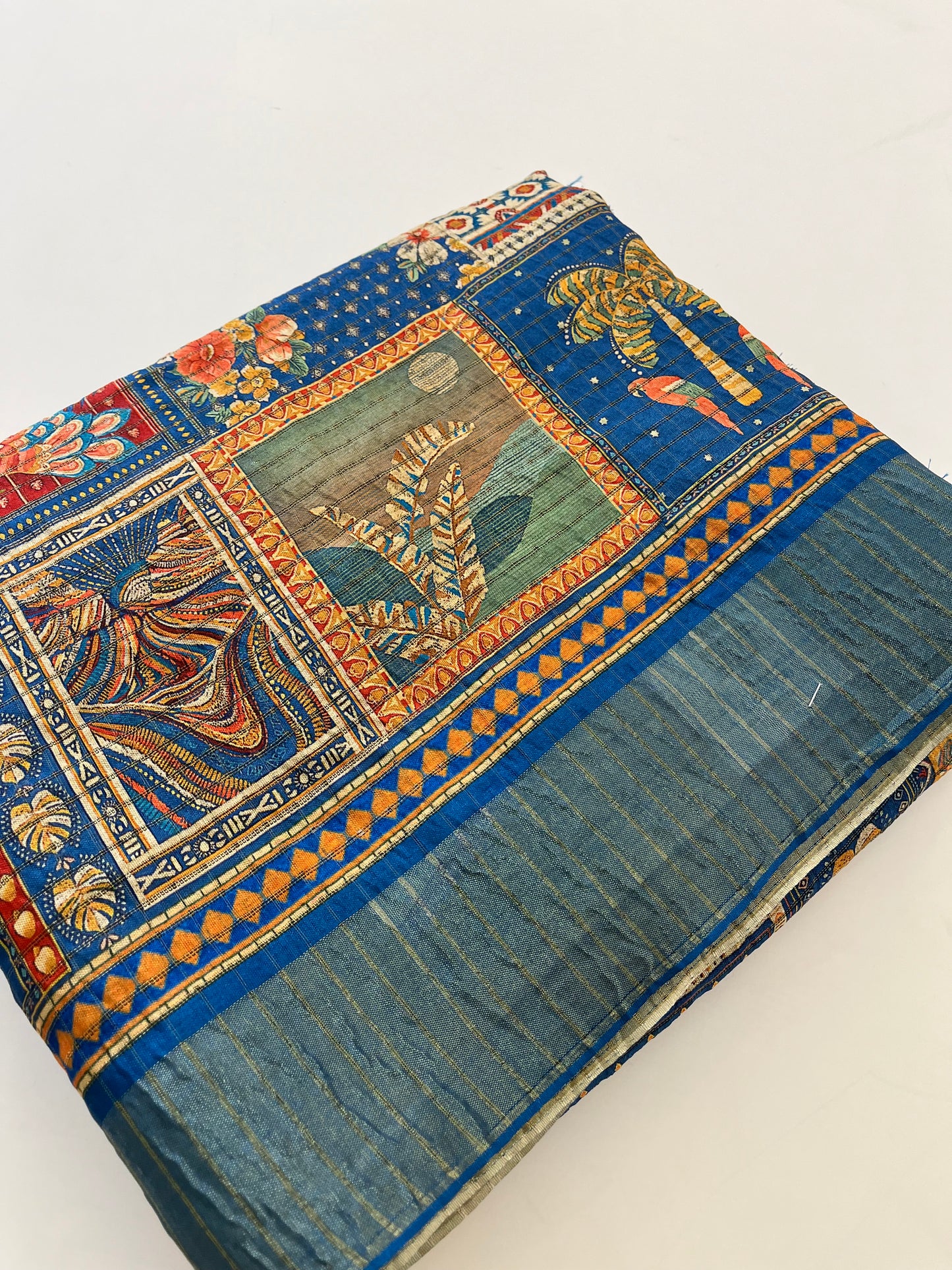 Crush Tussar Printed