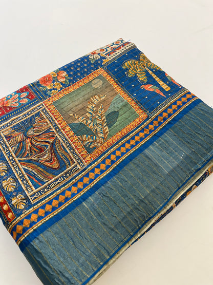 Crush Tussar Printed