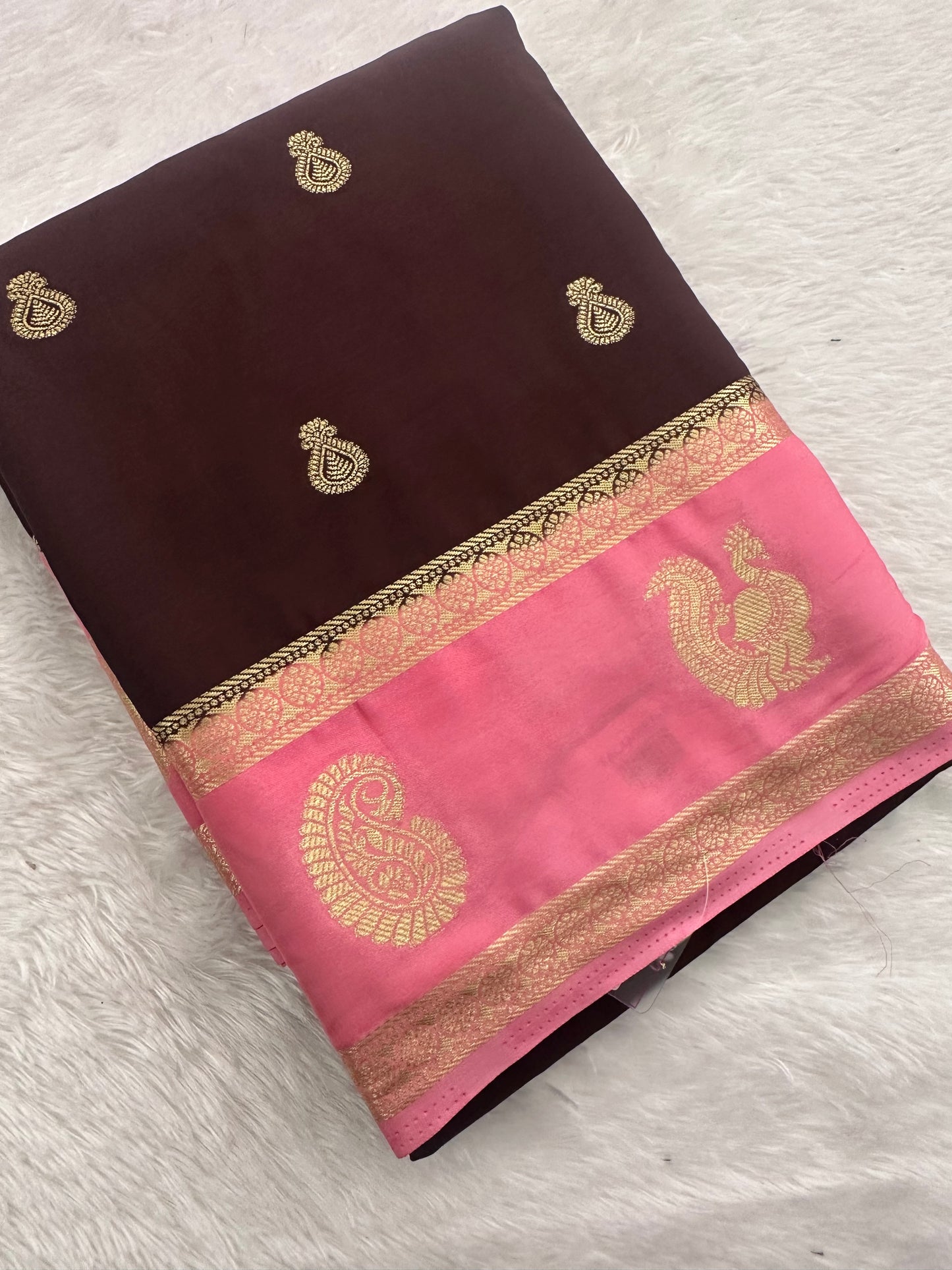 Semi Mysore Crape Silk-M26
