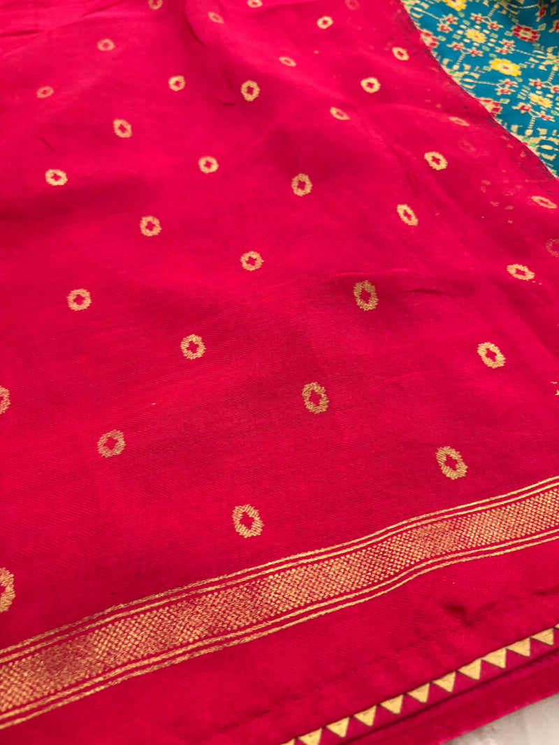 Blue Royal Patola Saree AU5
