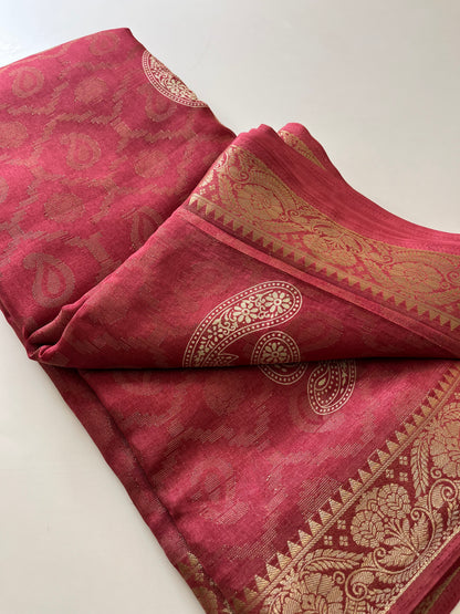 Tussar fancy saree