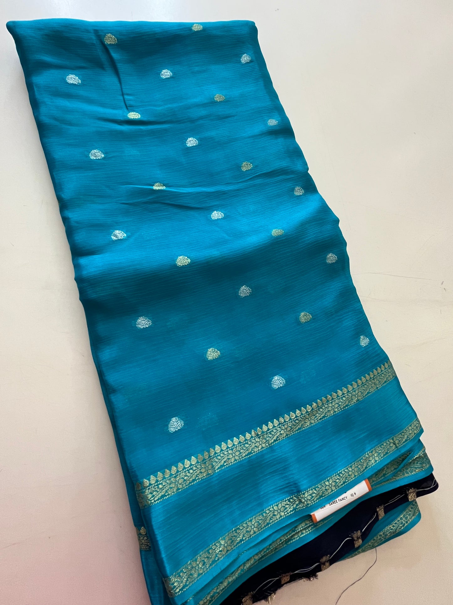 Satin Crape Designer saree