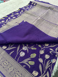 Tulips Linen Premium Saree-M13