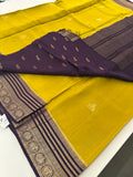 Cut Dana Work Border Chinnon Saree -AU6