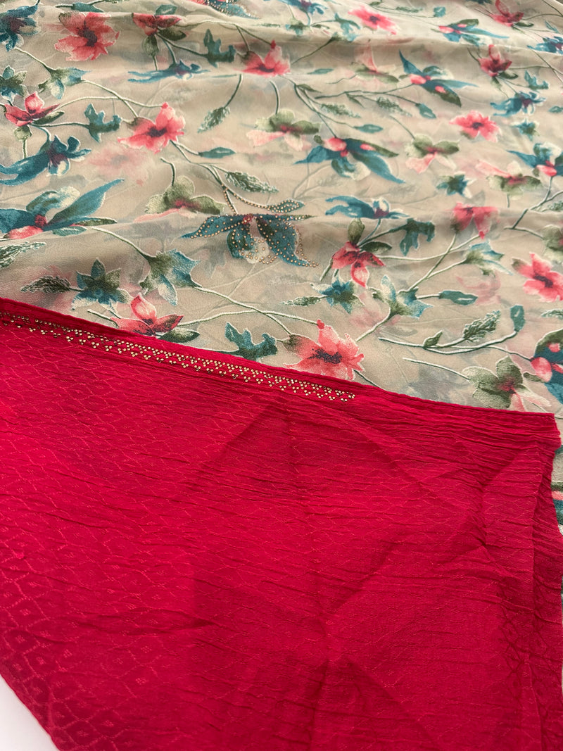 Brosso Fancy Saree New-(JU1)
